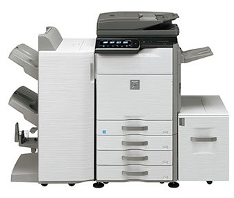 Sharp MX-M465N Digital MFP 46 ppm black and white workgroup document system