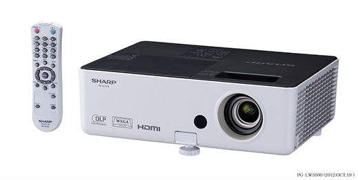 Sharp PG-LW3500 DLP Multimedia Projector at discouted prices. School and government specials. 